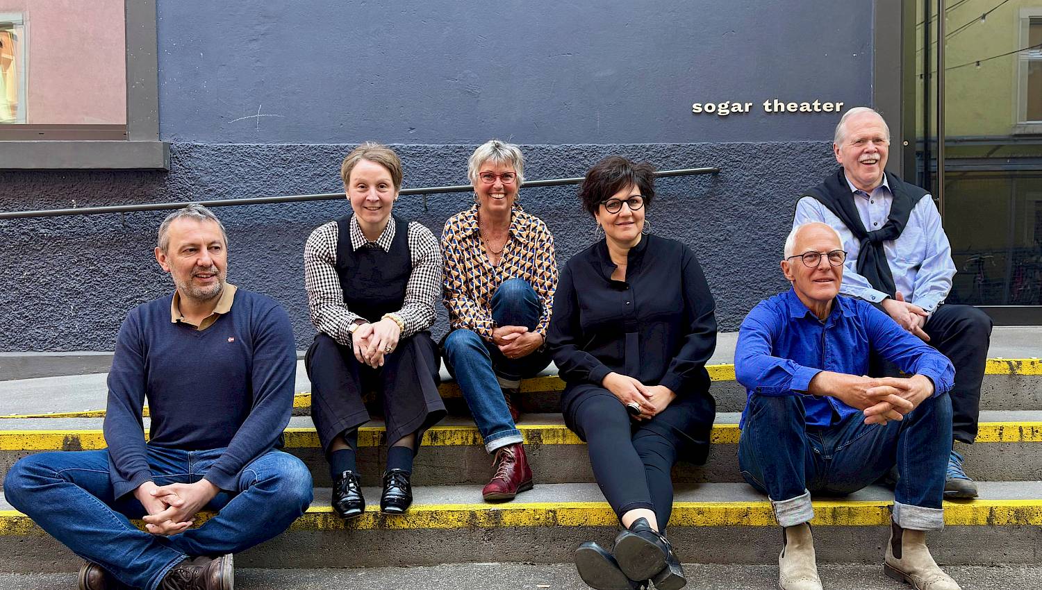 sogar Vorstand: Csongor Kozma, Bettina Uhlmann Baumer, Esther Weibel (Präsidentin), Esther Friederich, Jürg Keller, Armin Isler, Anina Barandun (nicht im Bild)